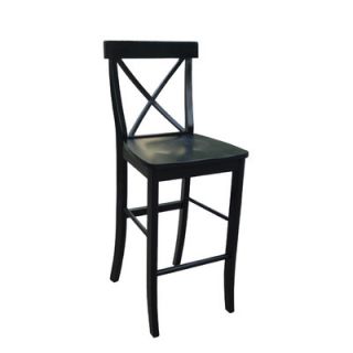 International Concepts Dining Essentials X Back Bar Height Stool S31 6133 / S