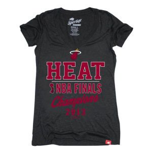 Miami Heat NBA Womens Champ 2013 Abyss T Shirt