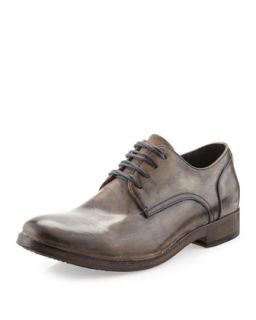 Walking Tall Leather Lace Up Oxford, Gray