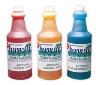 Gold Medal Hawaiis Finest/Sno Kone Concentrates, Ready To Use Quart, Strawberry Banana