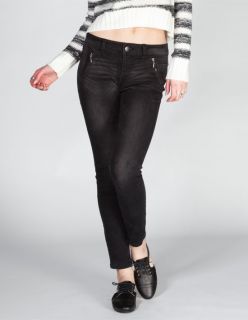 Zip Pocket Womens Skinny Pants Black In Sizes 1, 11, 3, 7, 5, 9, 13,