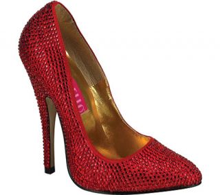 Womens Bordello Scandal 620R   Red Rhinestones Ornamented Shoes