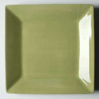 Tabletops Unlimited Corsica Pine Green Square Dinner Plate, Fine China Dinnerwar