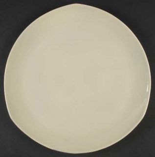 Nambe Tri Corner Dinner Plate, Fine China Dinnerware   Sage Green/Black,Triangul