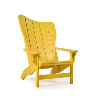 Casual Living Left Wave Adirondack Chair   LH WAVE CHAIR BROWN