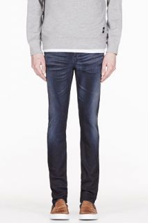 Nudie Jeans Black And Blue Organic High Kai Jeans