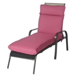 Mia Outdoor Mauve Chaise Patio Lounge Chair Cushion