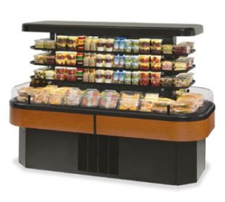 Federal Industries 84 in Island Self Serve Refrigerated Merchandiser w/ 3 Tier Shelves