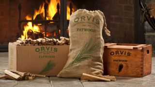 Orvis Fatwood / Only 14 lb. Wooden Box