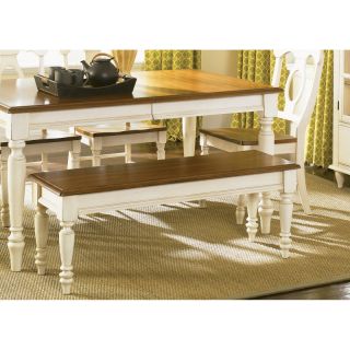 Liberty Furniture Low Country Sand Dining Bench Multicolor   79 C9000B