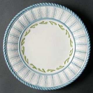 Fitz & Floyd Seaboard Salad Plate, Fine China Dinnerware   Shells,Fish,Birds,Blu