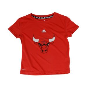 Chicago Bulls adidas NBA Kids Primary Logo Climalite T Shirt