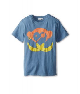 Appaman Kids Super Soft Classic Cotton Tee w/ Pirate Monkey Graphic Boys T Shirt (Navy)