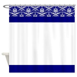  Blue and White Victorian Pattern Shower Curtain  Use code FREECART at Checkout