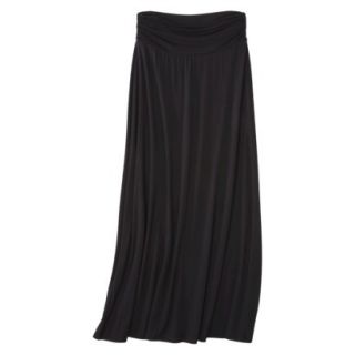 Merona Womens Knit Maxi Skirt   Black   S