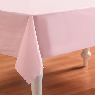 Classic Pink (Light Pink) Plastic Tablecover