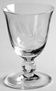 Rosenthal Pine Needles Wine Glass   430, Gray Cut Pine Needles