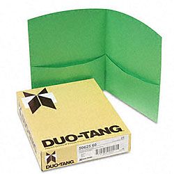 Contour Two pocket Green Folders (pack Of 25)
