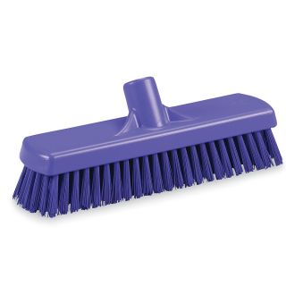 Vikan Stiff Floor Scrub Brush   12W   Purple   Purple