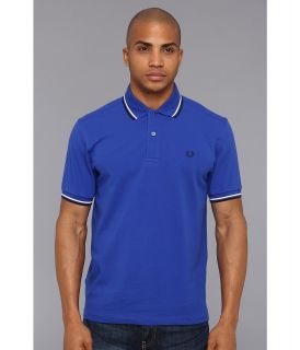 Fred Perry Twin Tipped Fred Perry Polo Mens Short Sleeve Pullover (Navy)