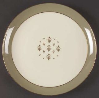 Lenox China Glendale 12 Chop Plate/Round Platter, Fine China Dinnerware   Green