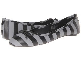 Charles Albert Toni Stripe Womens Slip on Shoes (Black)