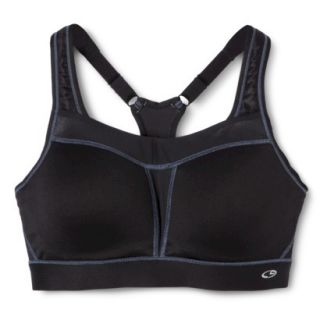 C9 by Champion Womens High Support Bra With Molded Cup   Black 38DD