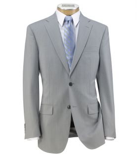 Traveler Tailored Fit 2 Button Suit with Plain Front Trousers Extended Sizes JoS