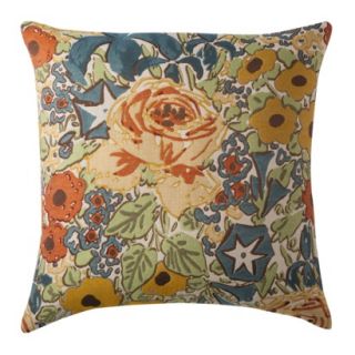 Threshold Floral Jacquard Toss Pillow   Multifloral (20x20)