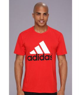 adidas Logo Ultimate Tee Mens T Shirt (Red)