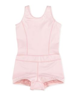 Gym Tank Short Dance Bodysuit, Pink, 4 6