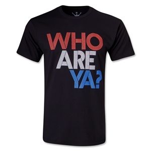 Who Are Ya Designs Who Are Ya? Type T Shirt (Black)