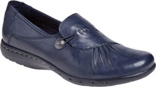 Womens Cobb Hill Paulette   Navy Full Grain Burnished Leather Casual Shoes