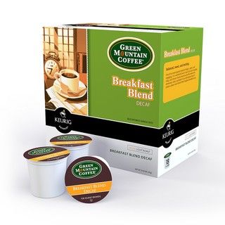 Green Mountain Coffee Decaf Breakfast Blend K cups For Keurig Brewers (case Of 96)