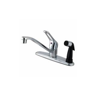 Elements of Design EB563 Universal One Handle Kitchen Faucet With Deck Spray
