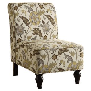 Monarch Specialties Inc. Floral Traditional Slipper Chair I 8125