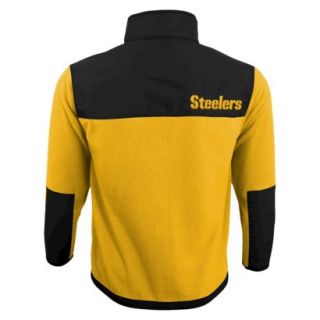 NFL Zip Fleece Shirt Steelers S
