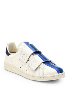 Raf Simons x adidas Double Velcro Slip On Sneakers   White