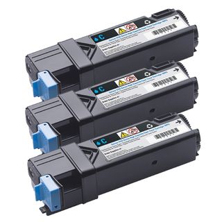 Dell 2150/ 2155 Compatible Cyan Toner Cartridge (pack Of 3) (CyanPrint yield 3,000 pages at 5 percent coverageModel NL 3x Dell 2150 CyanPack of Three (3) cartridgesNon refillableWe cannot accept returns on this product. )