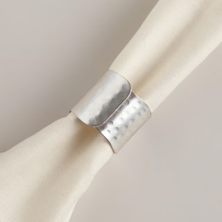 Silver Napkin Rings, Set of 6   World Market
