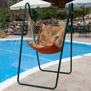 Soft Comfort Hammock Chair and Stand Bronze   1525 135142BR
