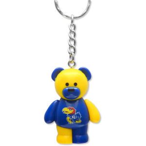 Kansas Jayhawks Forever Collectibles PVC Bear Keychain