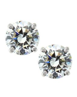 Four Prong Diamond Stud Earrings