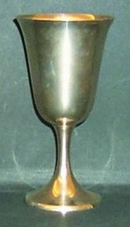 Gorham A1693 (Sterling, Hollowware) Water Goblet   Sterling, Hollowware Only, Pl