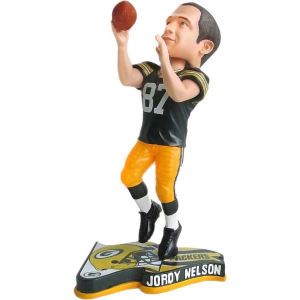 Green Bay Packers Jordy Nelson Forever Collectibles Pennant Base Bobble