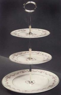 Syracuse Arcadia 3 Tiered Serving Tray (DP, SP, BB), Fine China Dinnerware   Old