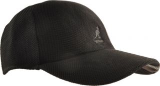 Kangol Polo Stripe Spacecap   Black Hats