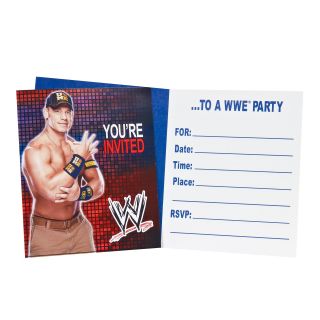 WWE Party Invitations (8)