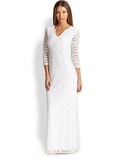 Lilly Pulitzer Sharrie Caftan Coverup   Resort White