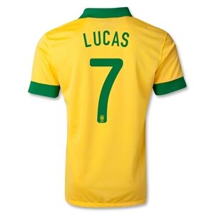 Nike Brazil 2013 LUCAS Home Soccer Jersey